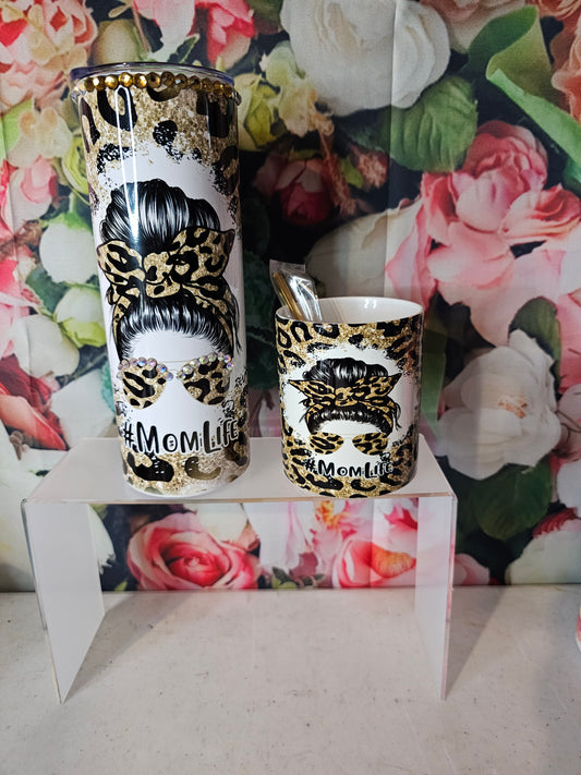 MOM LIFE Tumbler and Mug Set / Or choose to purchase seperately